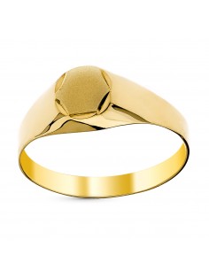 9K SELLO BEBE ORO AMARILLO HUECO TALLADO. ZONA GRABADO: 5 MM