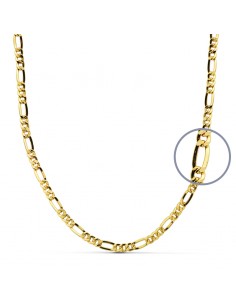 9K CADENA ORO AMARILLO HUECA 60X3MM