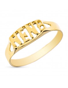 9K SELLO ORO AMARILLO BEBE NENE.