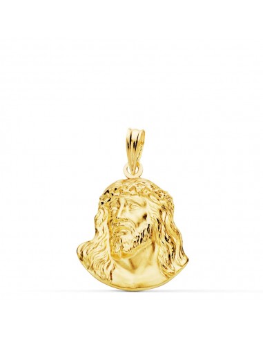 9K COLGANTE ORO AMARILLO CABEZA DE CRISTO DE MURILLO 20X16 MM