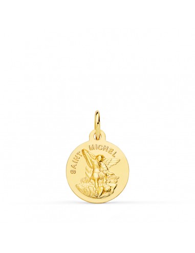 9K MEDALLA ORO AMARILLO SAINT MICHEL 14 MM