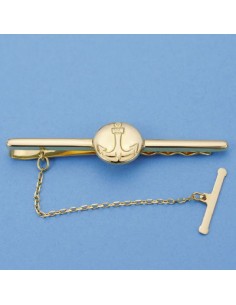 18K AGUJA ORO AMARILLO ANCLA 55 X 12 MM.