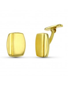 18K GEMELOS ORO AMARILLO TONEL 17 X 13MM ORO AMARILLO