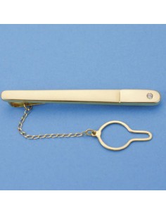 18K AGUJAS CIRCONITA 58 X 6 MM.