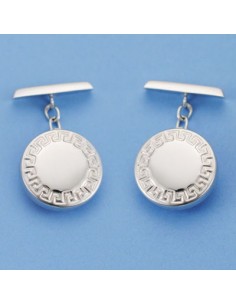 18K GEMELOS REDONDO 16 MM.