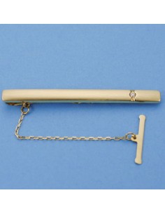 18K AGUJA CIRCONITA 56 X 5 MM.