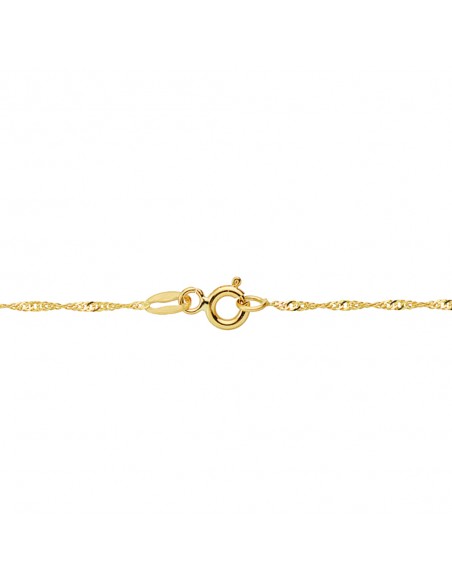 18K CADENA SINGAPUR 45 CM. 1,2 MM.