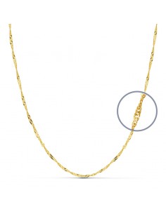 18K CADENA SINGAPUR 45 CM. 1,8 MM.