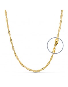 18K CADENA SINGAPUR 50 CM. 2,7 MM.