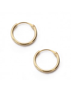 18K AROS HUECOS. 10 MM X 1,30 MM