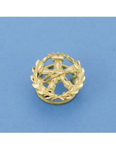 18K INSIGNIA ING. AERONAUTICO. 15 X 15 MM.