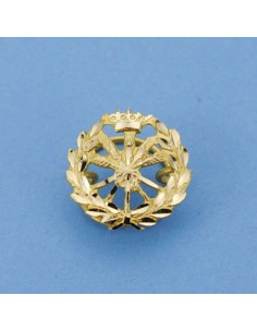 18K INSIGNIA INGENIERO AGRÓNOMO. 15 X 15 MM.