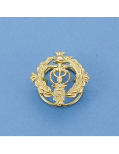 18K INSIGNIA ARQUITECTURA. 16 X 16 MM.