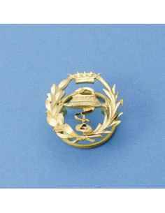 18K INSIGNIA FARMACIA. 15 X 15 MM.