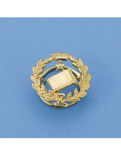 18K INSIGNIA NOTARIO. 16 X 16 MM.