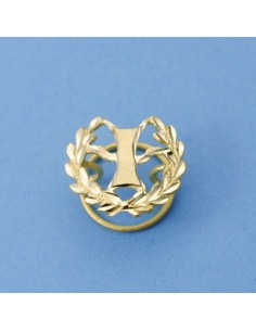 18K INSIGNIA PSICOLOGÍA. 15 X 13 MM.