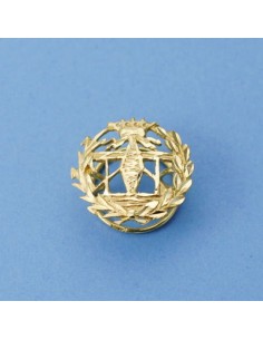 18K INSIGNIA TELECOMUNICACIONES. 16 X 15 MM.