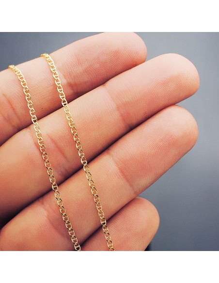 18K CADENA ORO AMARILLO TIPO ANCLA. LARGO: 35 CM - ANCHO: 1,5 MM