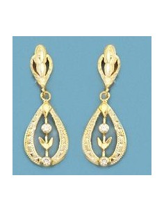 18K PENDIENTES CUBANAS