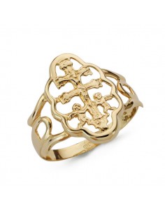 18K SORTIJA CARAVACA LANZADERA.