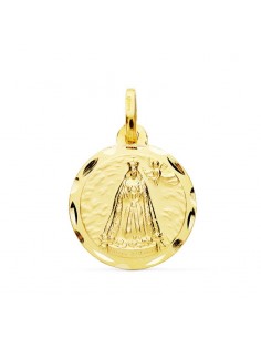 18K MEDALLA ORO AMARILLO VIRGEN DE COTOCA 18 MM