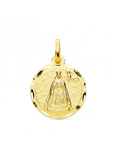 18K MEDALLA ORO AMARILLO VIRGEN DE COTOCA 18 MM