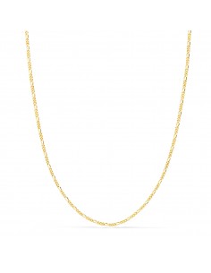 18K CADENA ORO AMARILLO CARTIER 3X1. LARGO: 40 CM - ANCHO: 1 MM