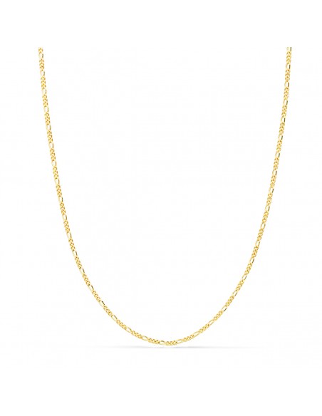 18K CADENA ORO AMARILLO CARTIER 3X1. LARGO: 45 CM - ANCHO: 1 MM