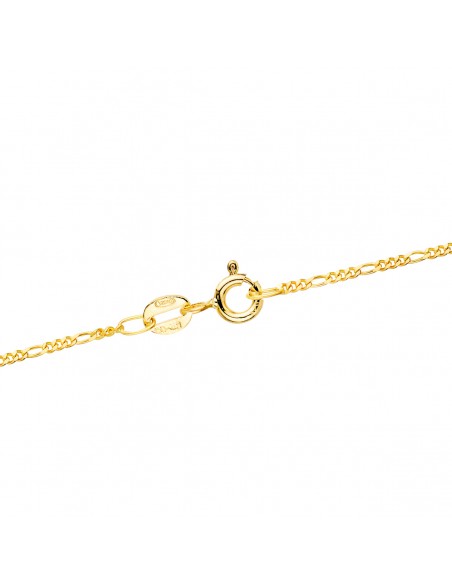 18K CADENA ORO AMARILLO CARTIER 3X1. LARGO: 45 CM - ANCHO: 1 MM