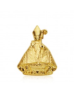 18K MEDALLA DE SAN FERMIN SILUETA 18 MM