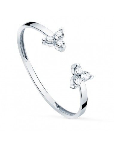 18K SORTIJA ORO BLANCO DIAMANTES DE LABORATORIO 0 09 QTS. VS2-G CUERPO 1 10 MM