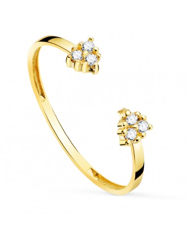 18K SORTIJA ORO AMARILLO DIAMANTES DE LABORATORIO  0 0480 QTS. VS2-G CUERPO 1 10 MM