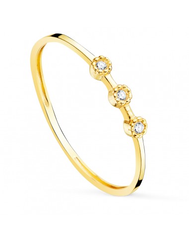 18K SORTIJA ORO AMARILLO DIAMANTES DE LABORATORIO 0 0240 QTS. CUERPO 1 10 MM VS2-G