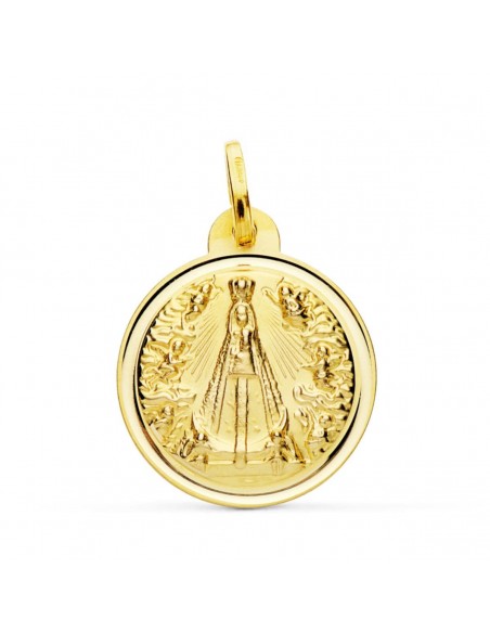 18K MEDALLA VIRGEN NTRA SRA DE BEGOÑA 20 MM BISEL