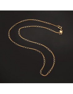 18K CADENA ORO AMARILLO TIPO CARTIER 8 X 3. LARGO: 35 CM - ANCHO: 2 MM 2