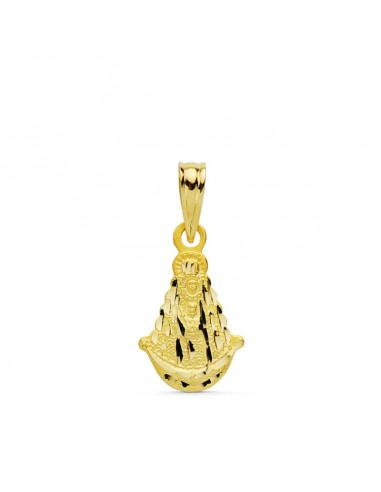 18K MEDALLA ORO AMARILLO VIRGEN DEL ROCIO SILUETA 15X10 MM