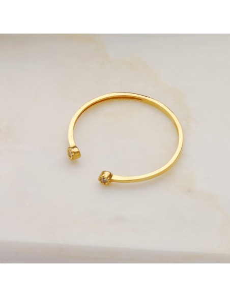 18K SORTIJA ORO AMARILLO DIAMANTES 0.0160 QTS. CUERPO 1.10 MM. S2