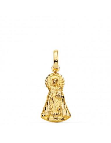 18K MEDALLA SILUETA VIRGEN ORO AMARILLO DE LOS DESAMPARADOS 19X11 MM 1.30 GR