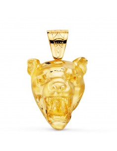 18K COLGANTE ORO AMARILLO PUMA GIGANTE. 40X34 MM