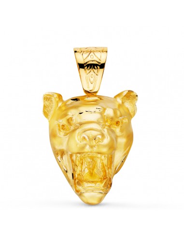 18K COLGANTE ORO AMARILLO PUMA GIGANTE. 40X34 MM