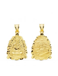 18K MEDALLA VIRGEN DE LA CABEZA 31 X 21 MM