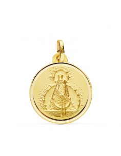 18K MEDALLA VIRGEN DE LA CABEZA 18 MM