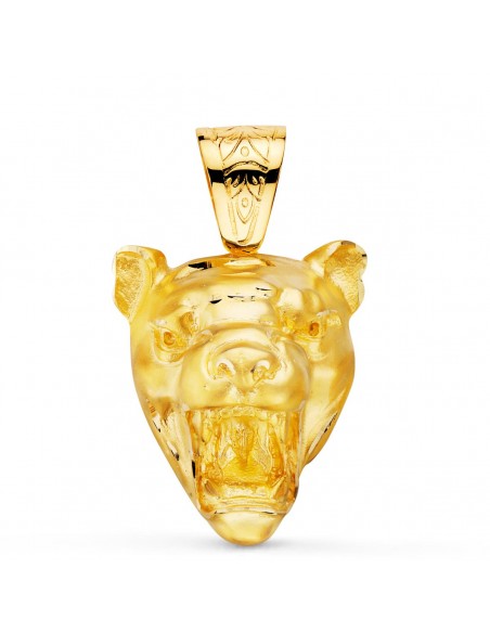 18K COLGANTE PUMA GIGANTE. 40 X 34 MM