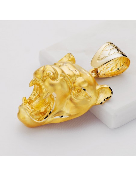 18K COLGANTE PUMA GIGANTE. 40 X 34 MM