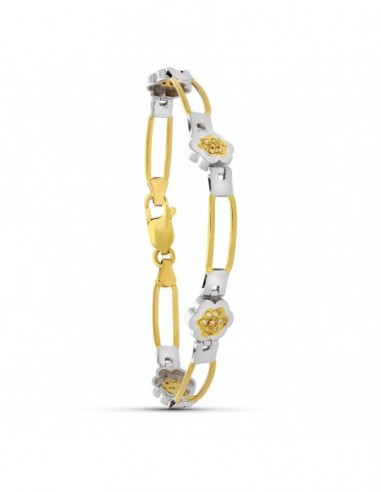 Pulsera Bicolor Circonita