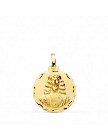 18K MEDALLA ORO AMARILLO CRISTO MEDINACELI TALLADAD 18 MM