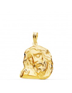 18K COLGANTE ORO AMARILLO CABEZA DE CRISTO  23X19 MM