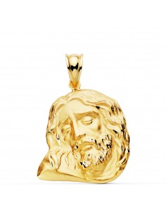 18K COLGANTE ORO AMARILLO CABEZA DE CRISTO  26X21 MM