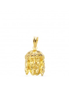 18K COLGANTE CRISTO DE LA BUENA MUERTE ORO AMARILLO ESTAMPADO. 19X12 MM