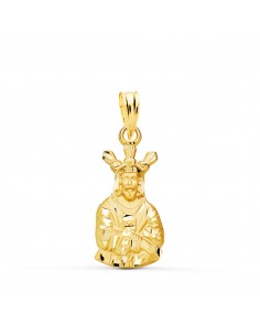 18K MEDALLA ORO AMARILLO CRISTO CAUTIVO SILUETA 18X10 MM